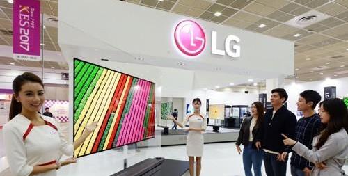  三星LG尖端家电亮相2017韩国电子展。--- 中韩人力网