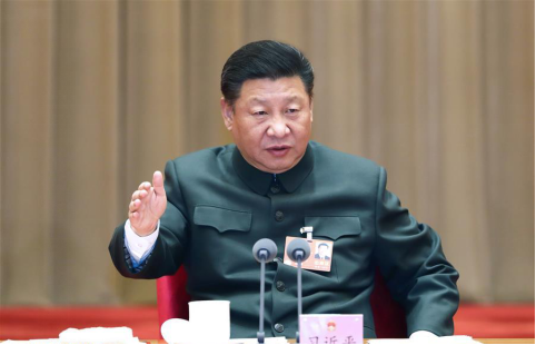 시진핑 , 해방군 및 무장경찰부대 대표단 전체회의 참석