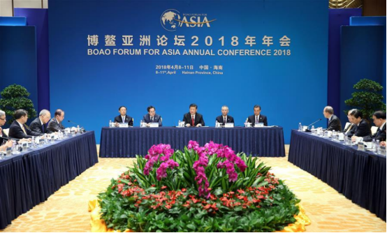 시진핑 주석, 보아오 아시아포럼 현임·후임 이사들 회견