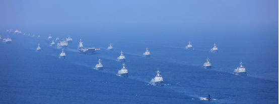 남해해역 열빙식에서 시진핑 연설 발표