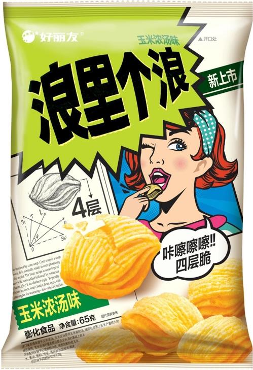 好丽友膨化零食“浪里个浪”.-----中韩人力网